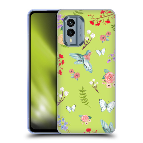 Ameritech Graphics Floral Soft Gel Case for Nokia X30
