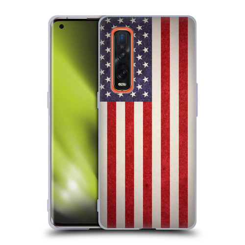 Ameritech Graphics American Flag Soft Gel Case for OPPO Find X2 Pro 5G