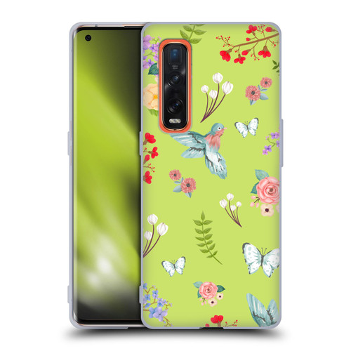 Ameritech Graphics Floral Soft Gel Case for OPPO Find X2 Pro 5G