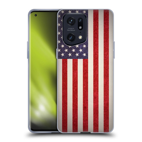 Ameritech Graphics American Flag Soft Gel Case for OPPO Find X5 Pro