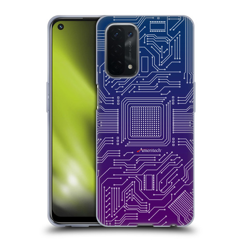 Ameritech Graphics Circuit Board Soft Gel Case for OPPO A54 5G