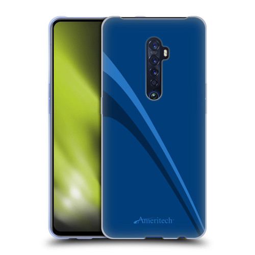 Ameritech Graphics Blue Mono Lines Soft Gel Case for OPPO Reno 2