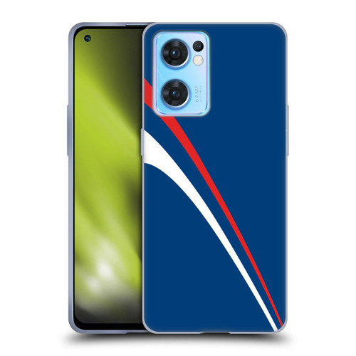 Ameritech Graphics Red And White Lines Soft Gel Case for OPPO Reno7 5G / Find X5 Lite