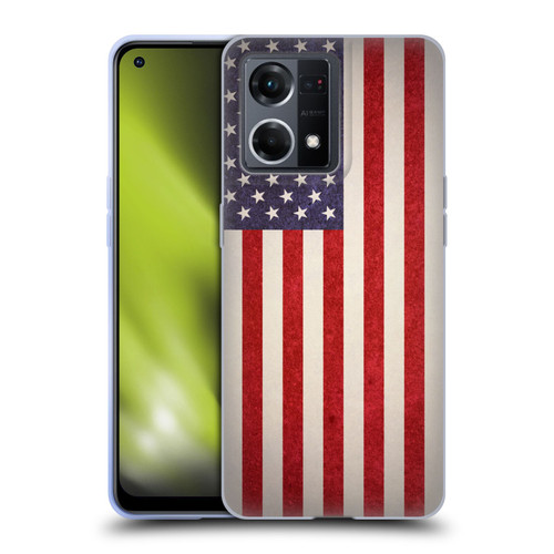 Ameritech Graphics American Flag Soft Gel Case for OPPO Reno8 4G
