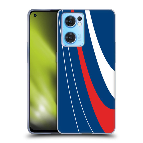 Ameritech Graphics Red And White Swirl Soft Gel Case for OPPO Reno7 5G / Find X5 Lite