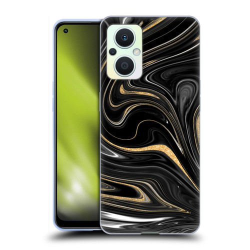 Ameritech Graphics Marble Agate Soft Gel Case for OPPO Reno8 Lite