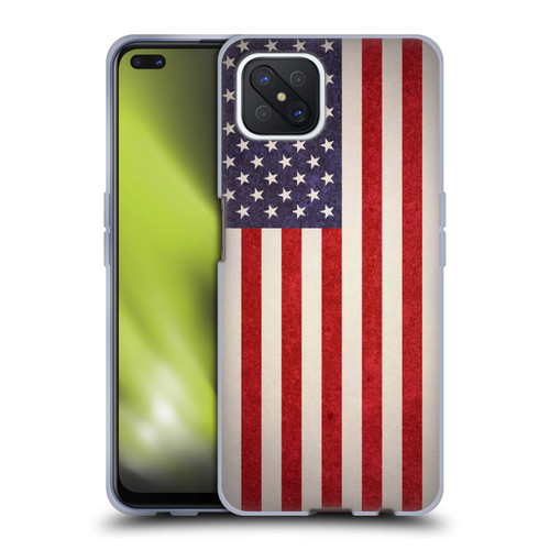 Ameritech Graphics American Flag Soft Gel Case for OPPO Reno4 Z 5G