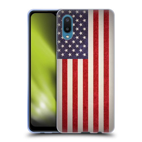 Ameritech Graphics American Flag Soft Gel Case for Samsung Galaxy A02/M02 (2021)