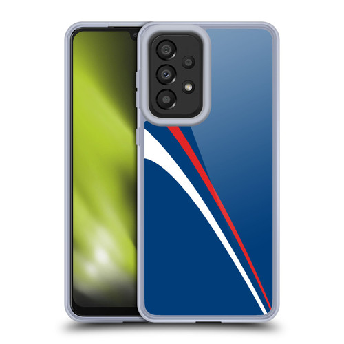 Ameritech Graphics Red And White Lines Soft Gel Case for Samsung Galaxy A33 5G (2022)