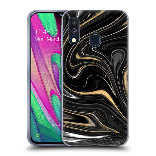 Ameritech Graphics Marble Agate Soft Gel Case for Samsung Galaxy A40 (2019)