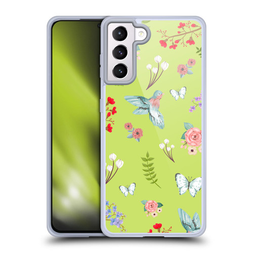 Ameritech Graphics Floral Soft Gel Case for Samsung Galaxy S21+ 5G