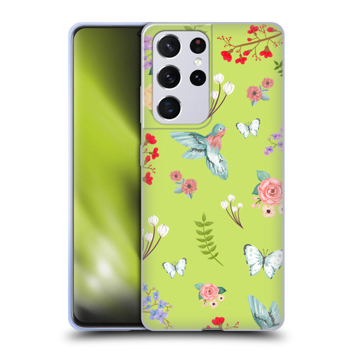 Ameritech Graphics Floral Soft Gel Case for Samsung Galaxy S21 Ultra 5G