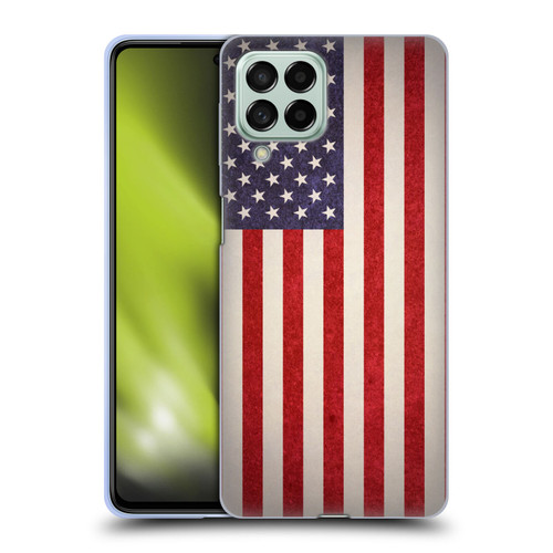 Ameritech Graphics American Flag Soft Gel Case for Samsung Galaxy M53 (2022)