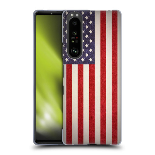 Ameritech Graphics American Flag Soft Gel Case for Sony Xperia 1 III