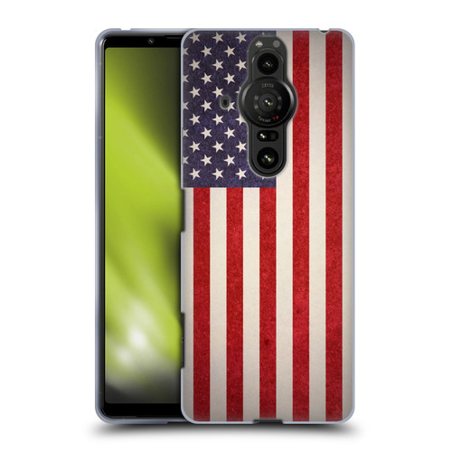 Ameritech Graphics American Flag Soft Gel Case for Sony Xperia Pro-I