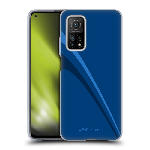 Ameritech Graphics Blue Mono Lines Soft Gel Case for Xiaomi Mi 10T 5G