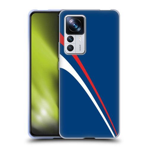 Ameritech Graphics Red And White Lines Soft Gel Case for Xiaomi 12T Pro