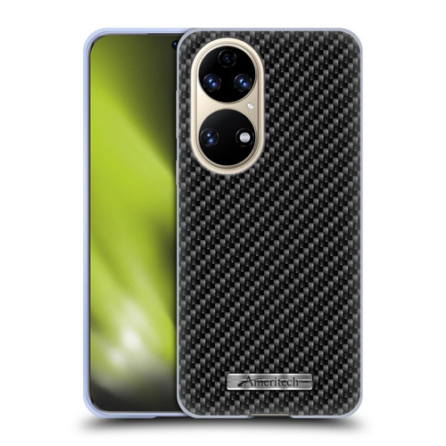 Ameritech Graphics Carbon Fiber Print Soft Gel Case for Huawei P50