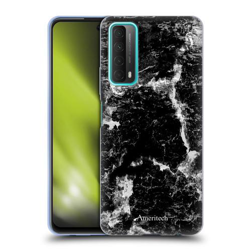 Ameritech Graphics Black Marble Soft Gel Case for Huawei P Smart (2021)