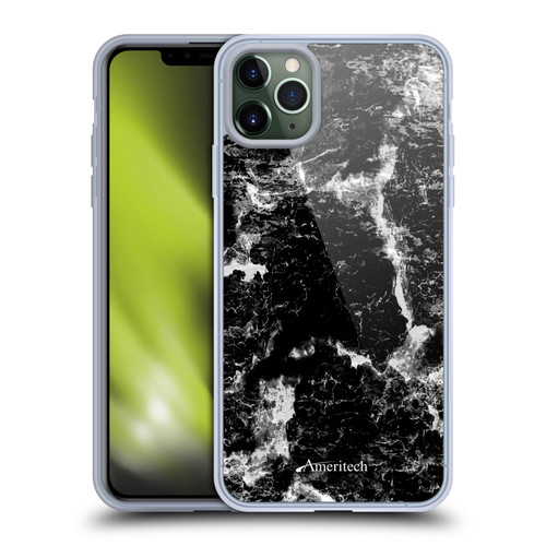 Ameritech Graphics Black Marble Soft Gel Case for Apple iPhone 11 Pro Max