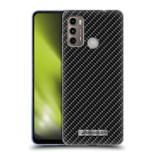Ameritech Graphics Carbon Fiber Print Soft Gel Case for Motorola Moto G60 / Moto G40 Fusion