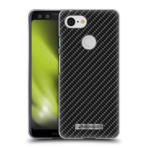 Ameritech Graphics Carbon Fiber Print Soft Gel Case for Google Pixel 3