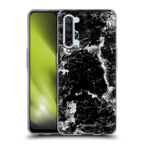 Ameritech Graphics Black Marble Soft Gel Case for OPPO Find X2 Lite 5G