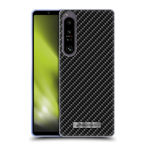 Ameritech Graphics Carbon Fiber Print Soft Gel Case for Sony Xperia 1 IV