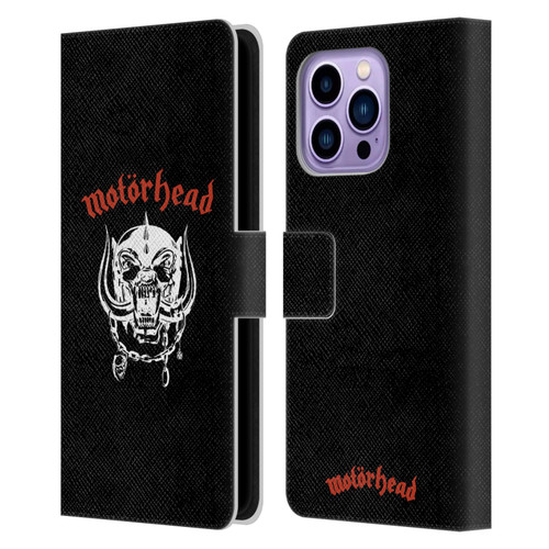 Motorhead Album Covers 1977 Leather Book Wallet Case Cover For Apple iPhone 14 Pro Max