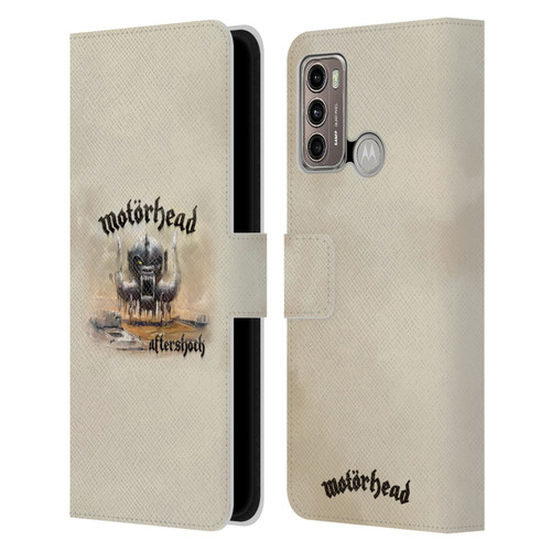 Motorhead Album Covers Aftershock Leather Book Wallet Case Cover For Motorola Moto G60 / Moto G40 Fusion
