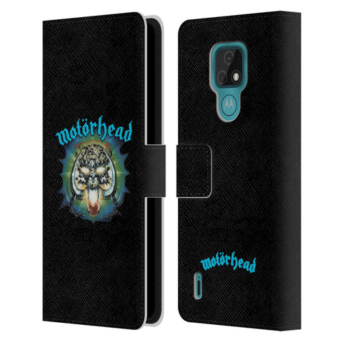 Motorhead Album Covers Overkill Leather Book Wallet Case Cover For Motorola Moto E7