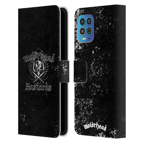 Motorhead Album Covers Bastards Leather Book Wallet Case Cover For Motorola Moto G100