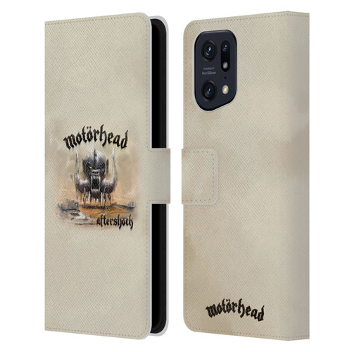 Motorhead Album Covers Aftershock Leather Book Wallet Case Cover For OPPO Find X5