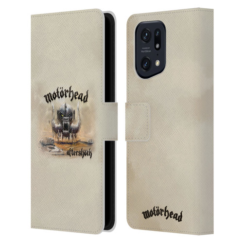 Motorhead Album Covers Aftershock Leather Book Wallet Case Cover For OPPO Find X5 Pro