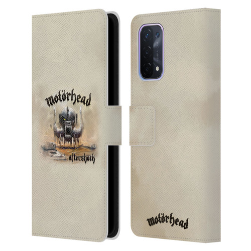 Motorhead Album Covers Aftershock Leather Book Wallet Case Cover For OPPO A54 5G
