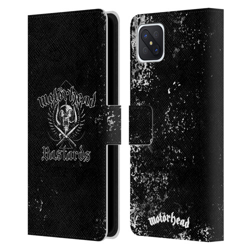Motorhead Album Covers Bastards Leather Book Wallet Case Cover For OPPO Reno4 Z 5G