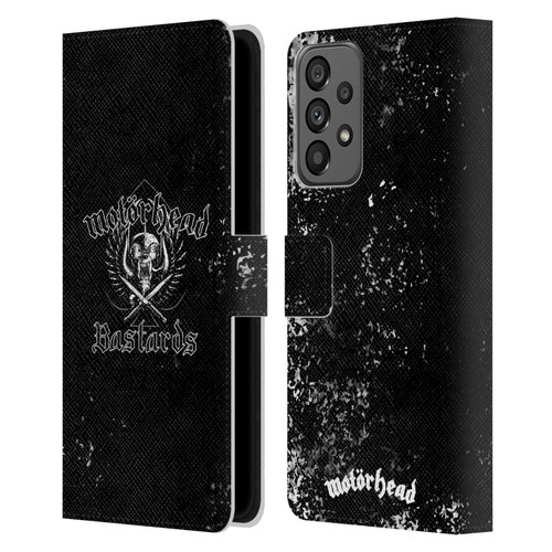 Motorhead Album Covers Bastards Leather Book Wallet Case Cover For Samsung Galaxy A73 5G (2022)