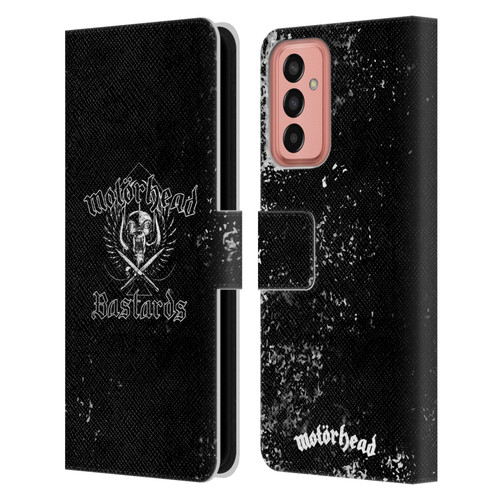 Motorhead Album Covers Bastards Leather Book Wallet Case Cover For Samsung Galaxy M13 (2022)