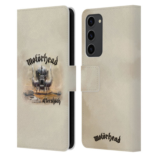 Motorhead Album Covers Aftershock Leather Book Wallet Case Cover For Samsung Galaxy S23+ 5G