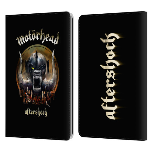 Motorhead Graphics Aftershock Leather Book Wallet Case Cover For Amazon Kindle Paperwhite 1 / 2 / 3