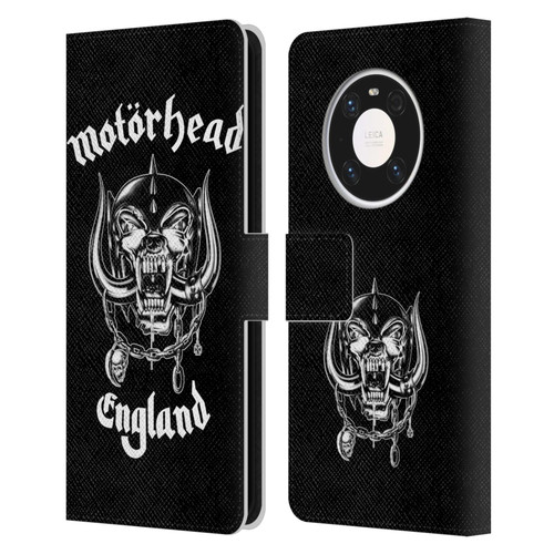 Motorhead Graphics England Leather Book Wallet Case Cover For Huawei Mate 40 Pro 5G