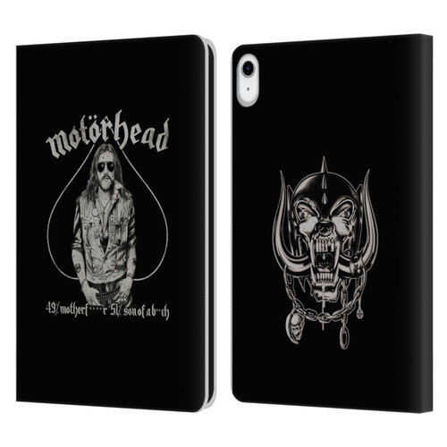 Motorhead Graphics Ace Of Spades Lemmy Leather Book Wallet Case Cover For Apple iPad 10.9 (2022)
