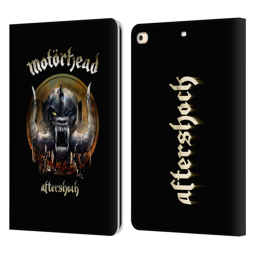Motorhead Graphics Aftershock Leather Book Wallet Case Cover For Apple iPad 9.7 2017 / iPad 9.7 2018