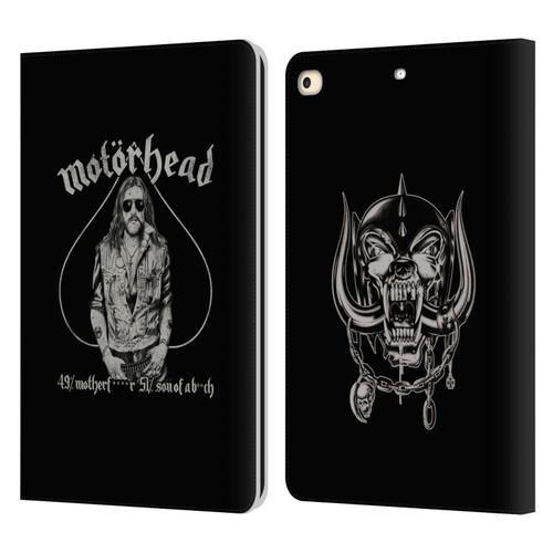 Motorhead Graphics Ace Of Spades Lemmy Leather Book Wallet Case Cover For Apple iPad 9.7 2017 / iPad 9.7 2018