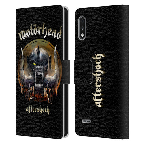 Motorhead Graphics Aftershock Leather Book Wallet Case Cover For LG K22
