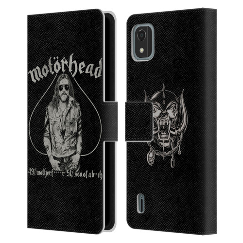 Motorhead Graphics Ace Of Spades Lemmy Leather Book Wallet Case Cover For Nokia C2 2nd Edition