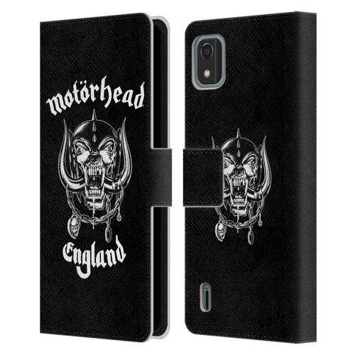 Motorhead Graphics England Leather Book Wallet Case Cover For Nokia C2 2nd Edition