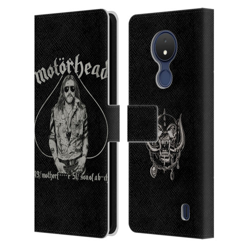 Motorhead Graphics Ace Of Spades Lemmy Leather Book Wallet Case Cover For Nokia C21