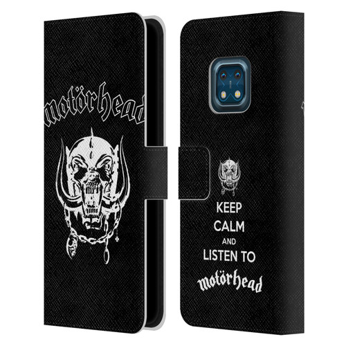 Motorhead Graphics Classic Logo Leather Book Wallet Case Cover For Nokia XR20