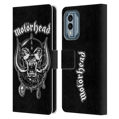 Motorhead Graphics Silver War Pig Leather Book Wallet Case Cover For Nokia X30